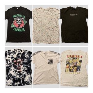 6 boy shirt lot size medium/small